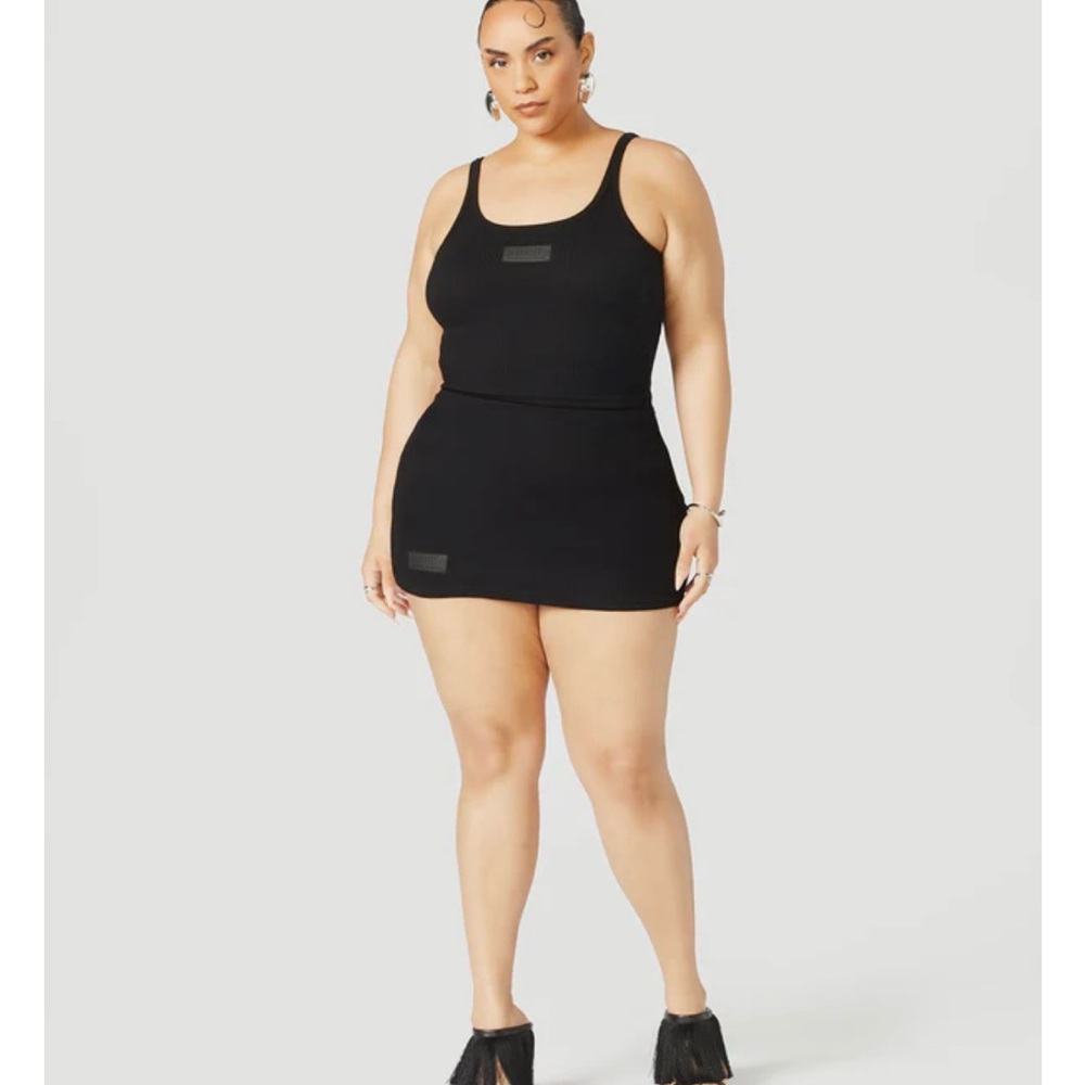 Brandon Blackwood Studio Ribbed Cropped Tank and Shorts- set Size XS/Small